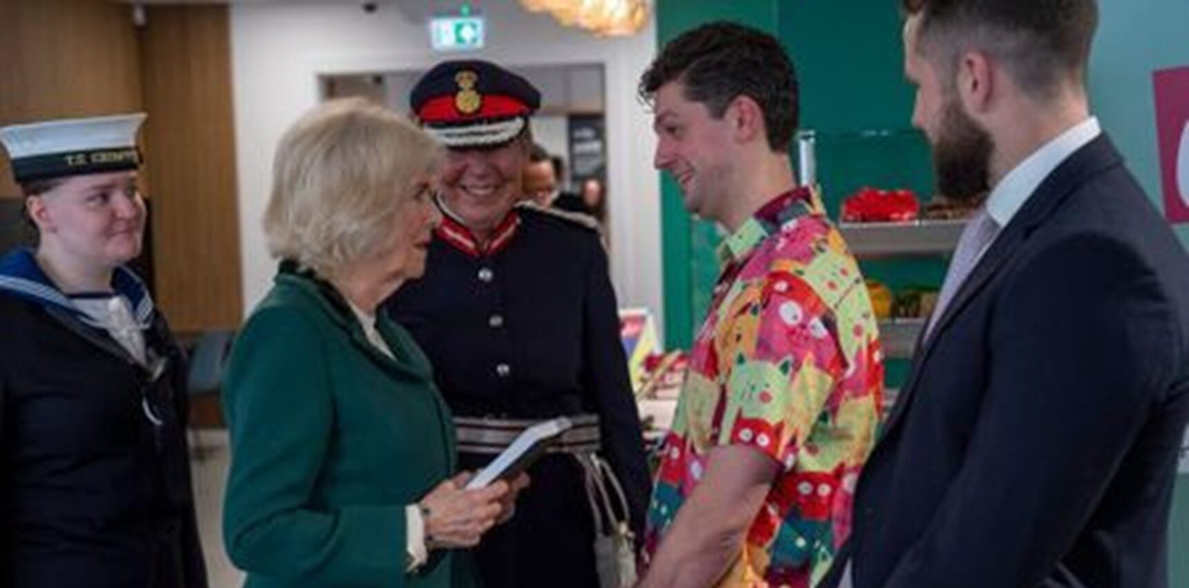 Author Chip Colquhoun meets Her Majesty Queen Camilla